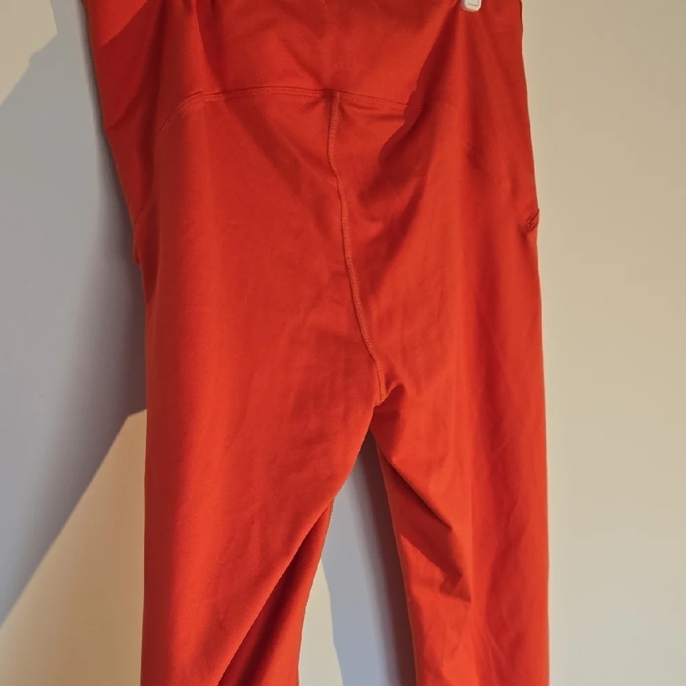 Outdoor Voices Bright Red Leggings Athletic Athleasure XXXL